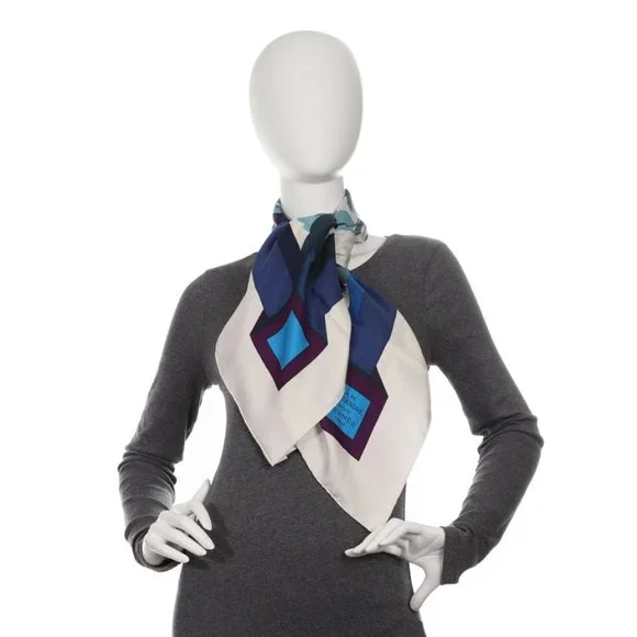 [SOLD] Hermès Perspective II 90 cm Scarf - Picture 2 of 5